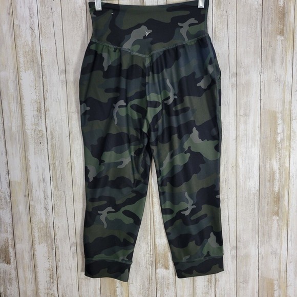 Old Navy Womens Active Leggings Jogger Camo small Green - Picture 2 of 8